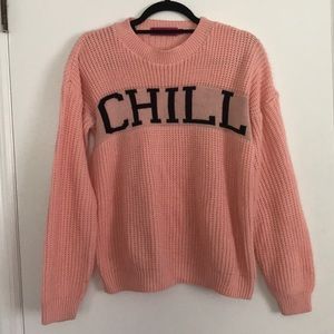 Retro “CHILL” Sweater